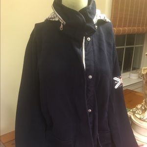 Ralph Lauren Active Navy Zip Up Sweater 👍🏻